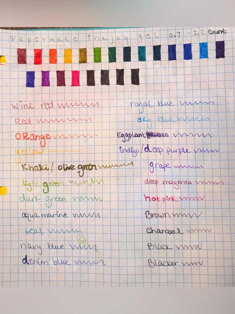 🌈🖊️Papermate Inkjoy Gel Pens 0.7 - 22 Count Assorted Colors🖊️🌈